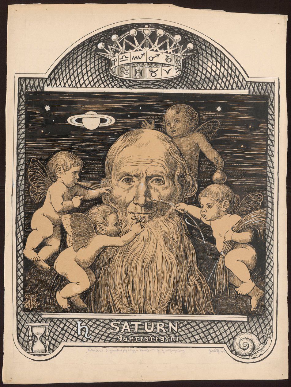 Saturn autorstwa Hans Thoma