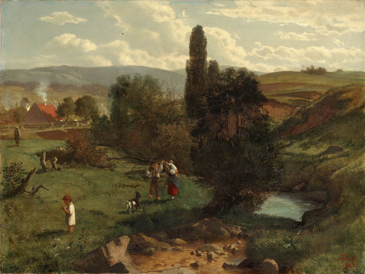 Krajobraz Schwarzwaldu autorstwa Hans Thoma