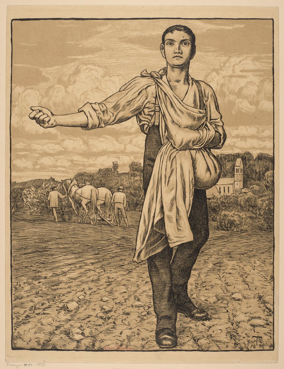 Siewca autorstwa Hans Thoma
