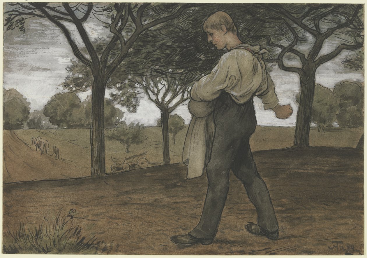 Siewca autorstwa Hans Thoma