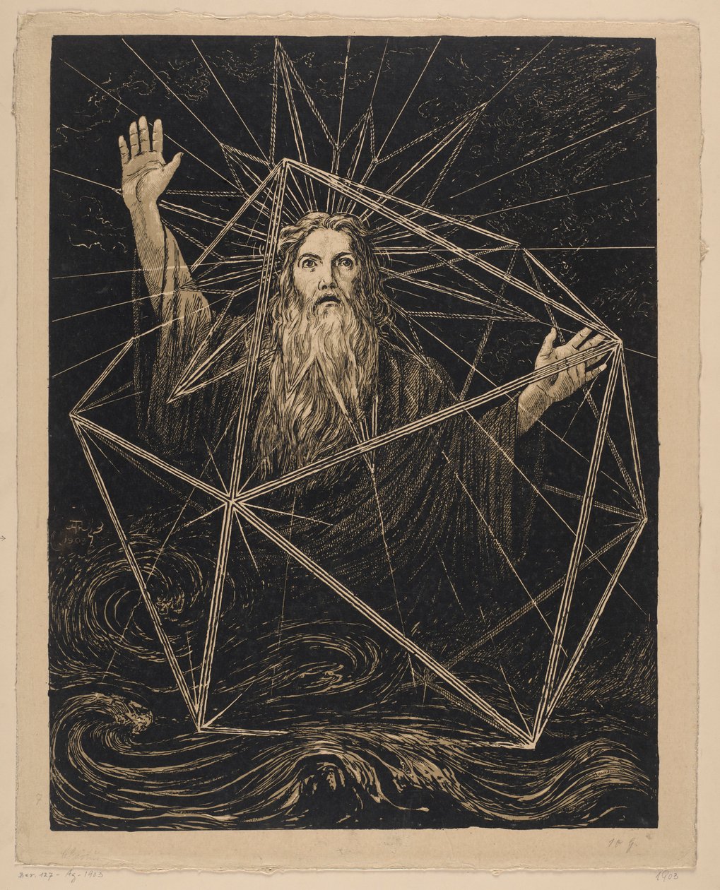 Stwórca autorstwa Hans Thoma