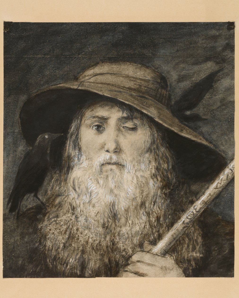 Wotan jako wędrowiec autorstwa Hans Thoma