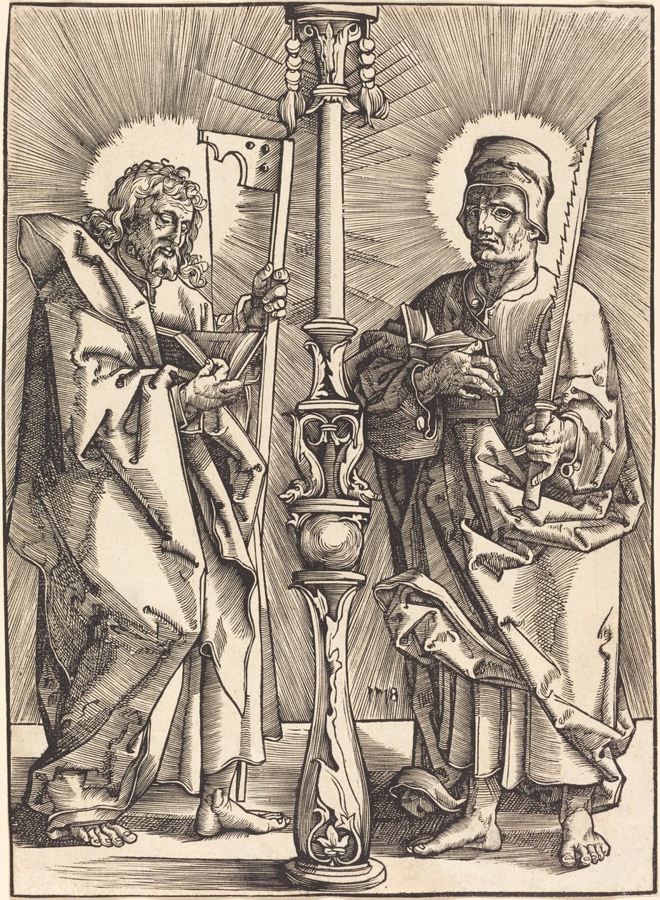 Św. Jakub Mniejszy i Św. Szymon autorstwa Hans Vischer
