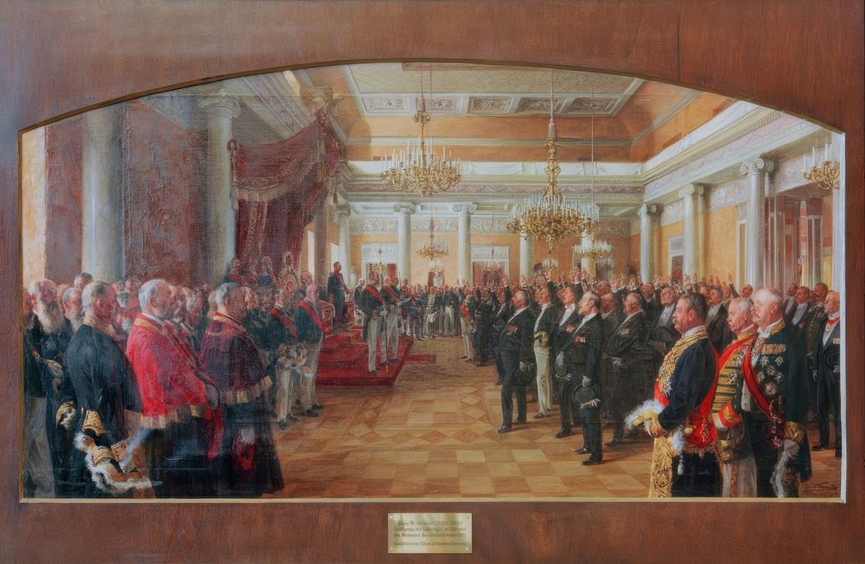 Hołd parlamentu stanowego autorstwa Hans W. Schmidt