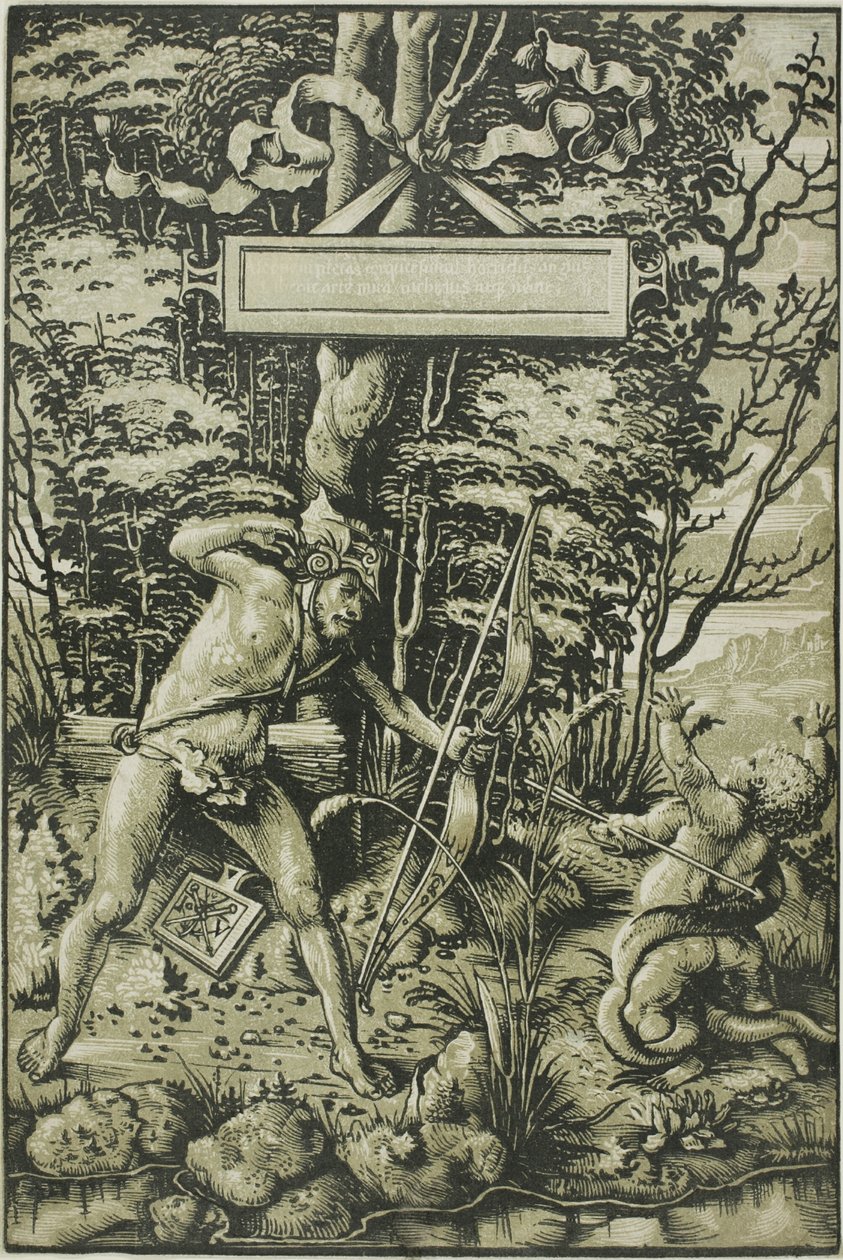 Alcon Slaying the Serpent autorstwa Hans Wechtlin I
