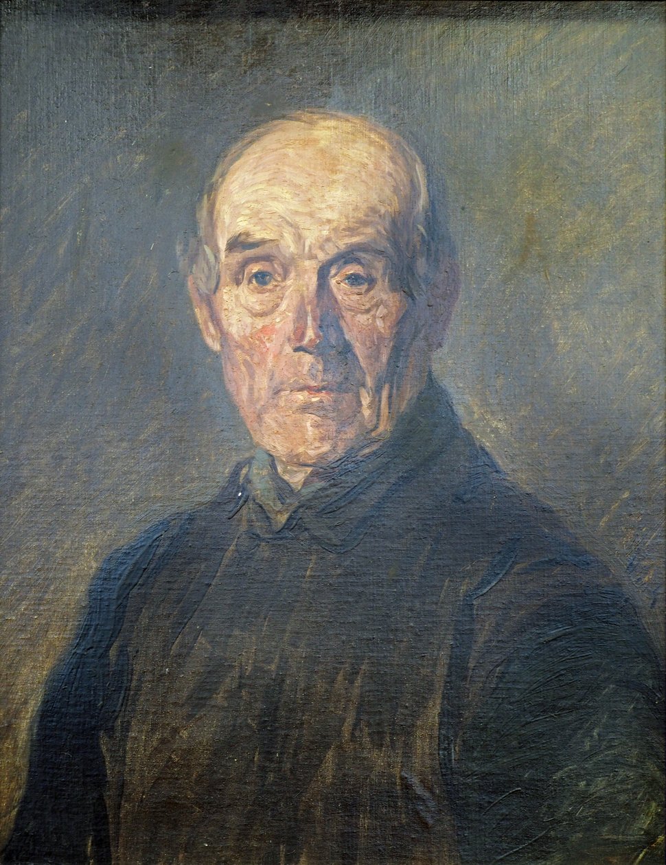 Portret rolnika z torfowisk autorstwa Hans am Ende