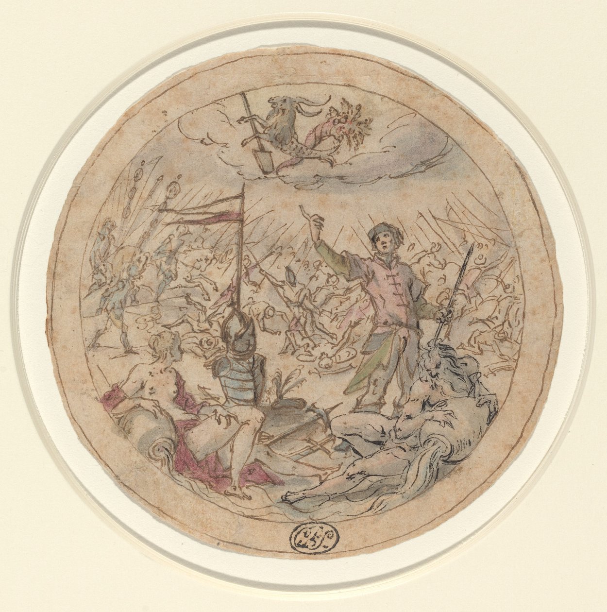 Alegoria o wojnach tureckich autorstwa Hans von Aachen
