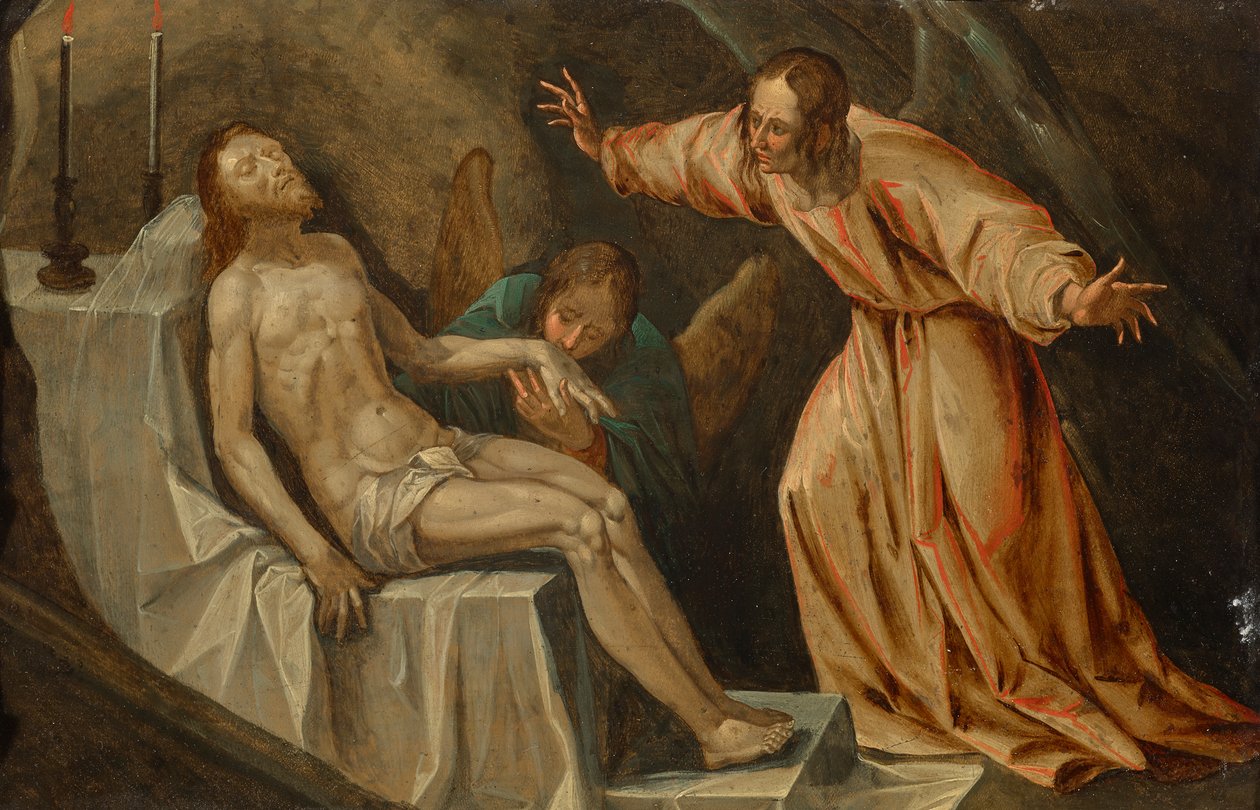 Opłakiwanie Chrystusa autorstwa Hans von Aachen