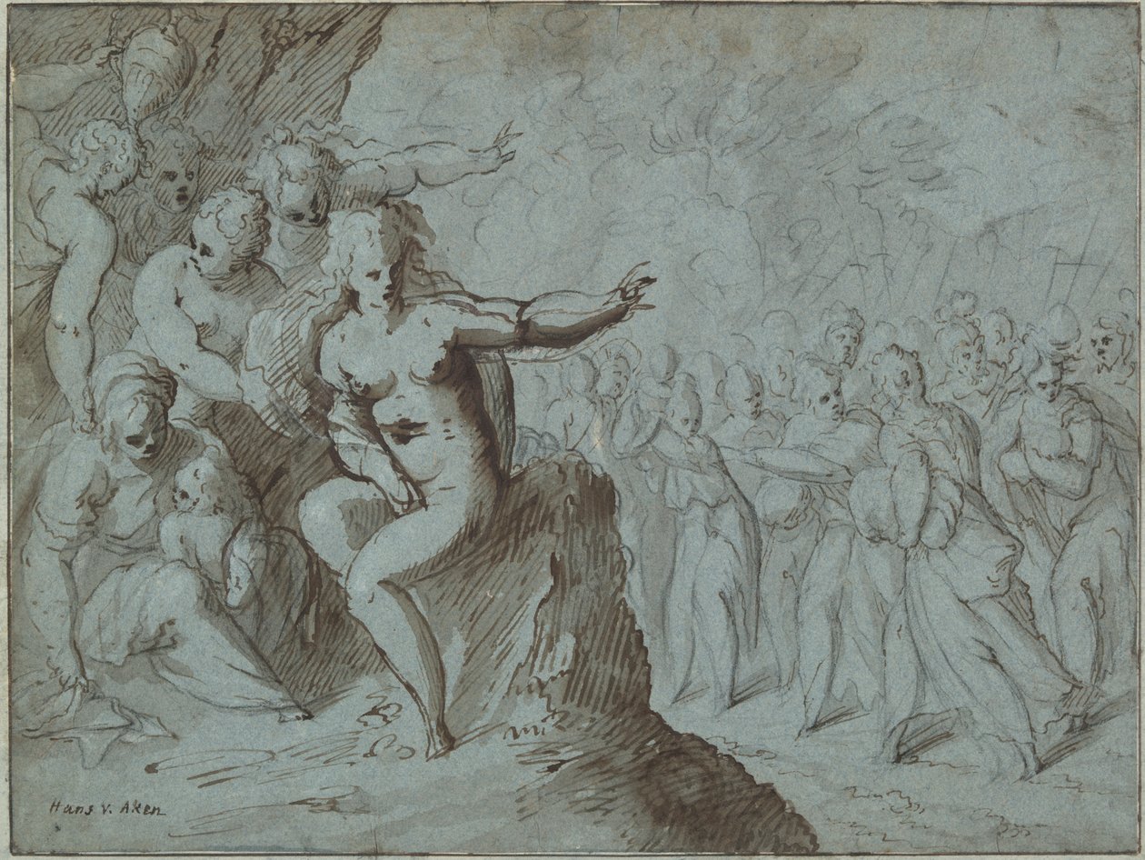 Scena mitologiczna autorstwa Hans von Aachen