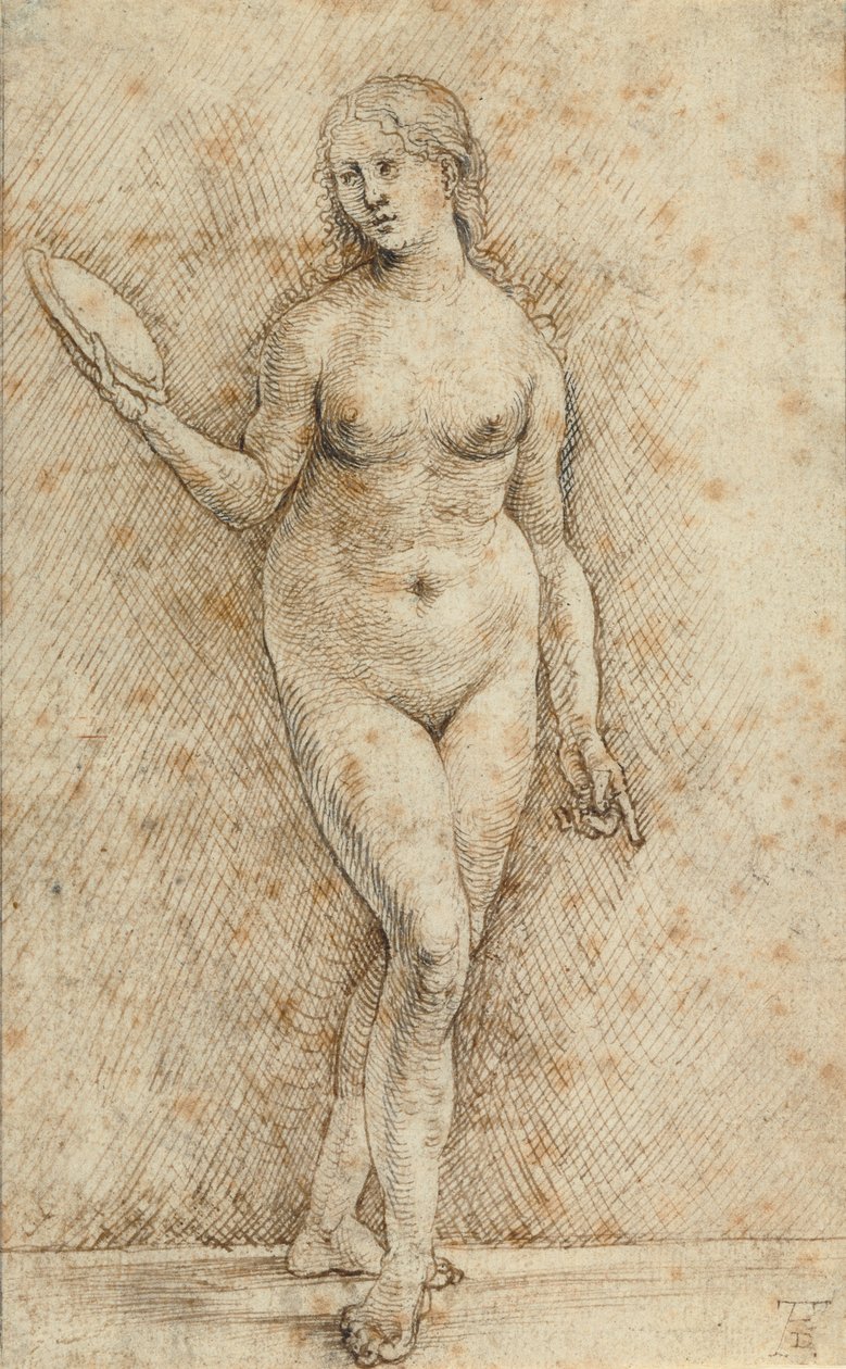 Akt z lustrem (Vanitas) autorstwa Hans von Kulmbach