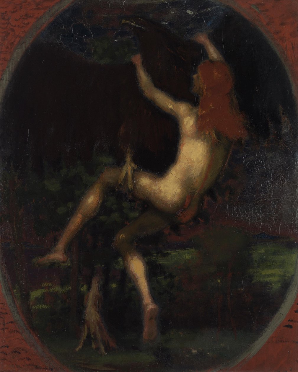Porwanie Ganimedesa autorstwa Hans von Marées