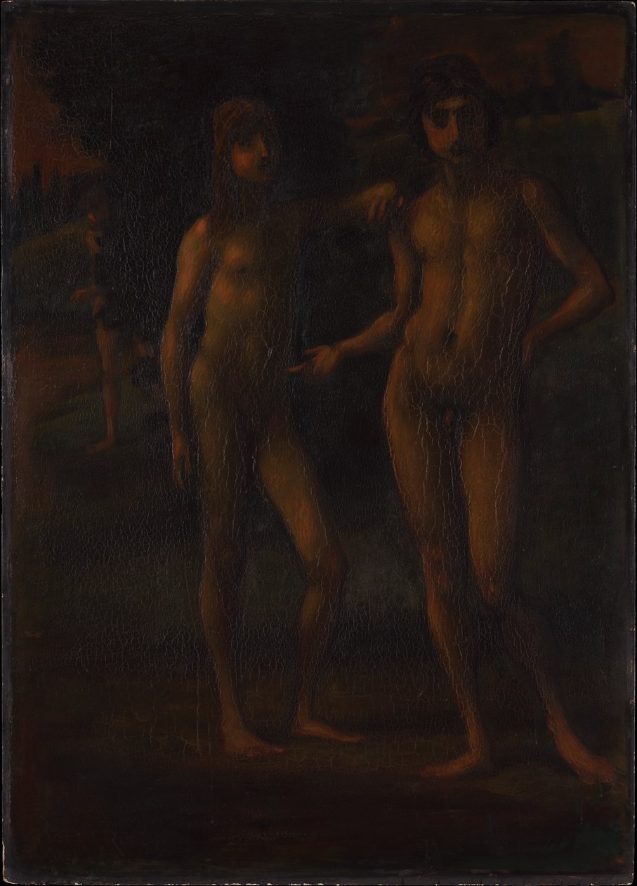 Młodzieńcy w pejzażu („Dwaj młodzieńcy”) autorstwa Hans von Marées