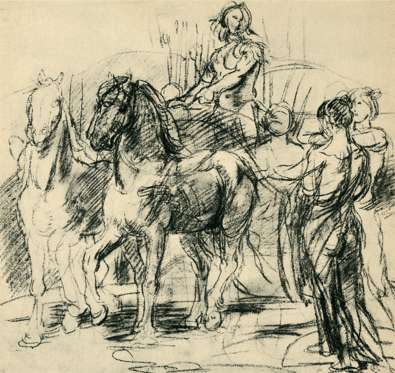 Rydwan, ok. 1880, 1943. autorstwa Hans von Marées