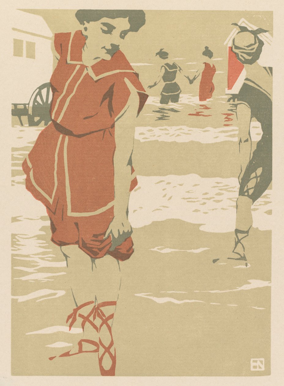 Kąpiących się, ok. 1900. autorstwa Hans von Newmann
