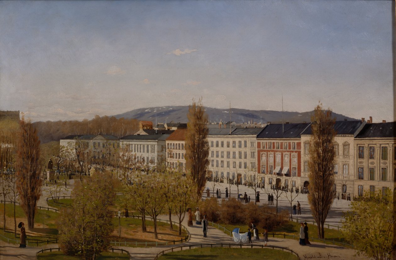 Ulica Karla Johana autorstwa Harald B. Hansen