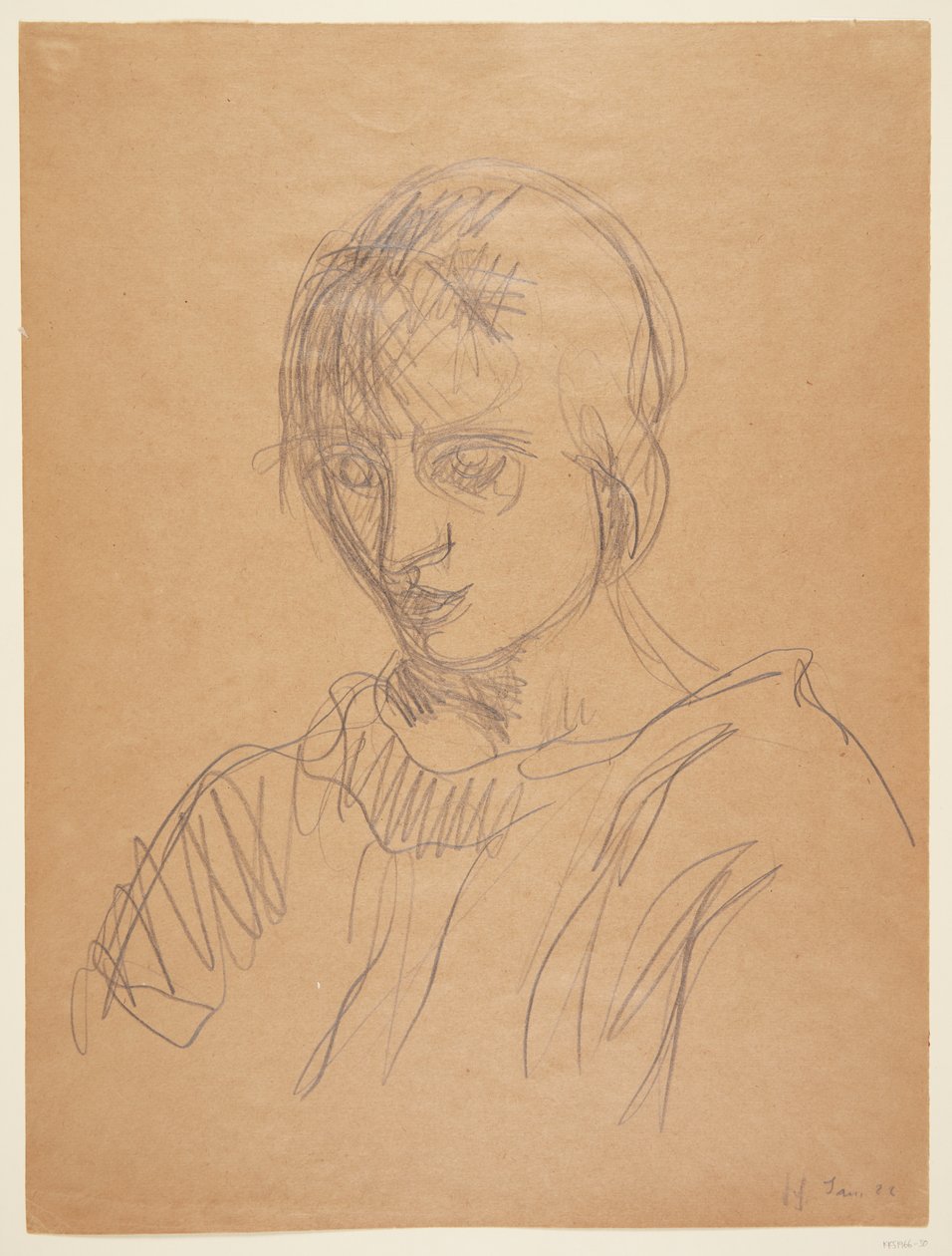 Portret żony artysty, Besse Giersing autorstwa Harald Giersing