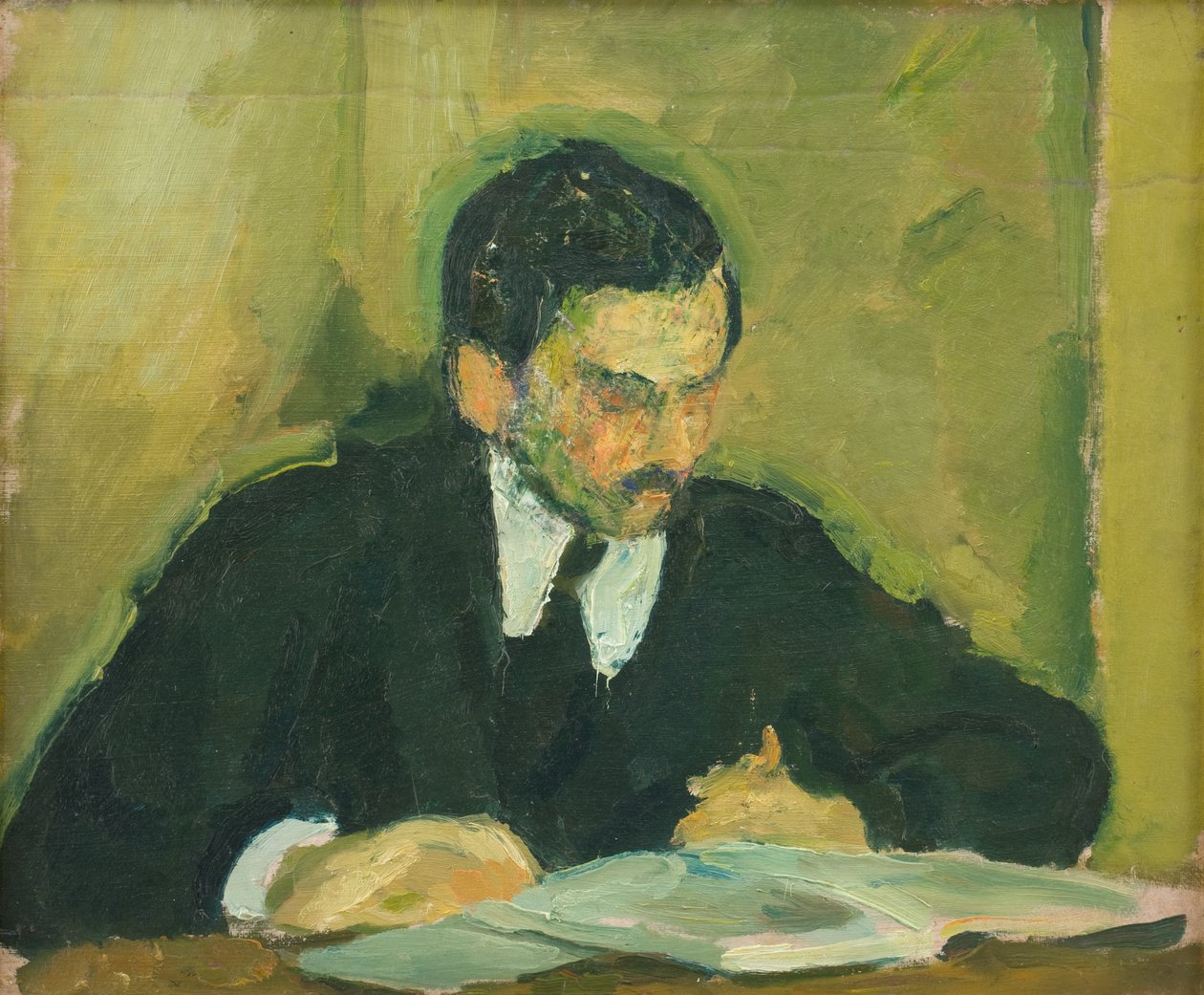 Malarz Ernst Goldschmidt autorstwa Harald Giersing