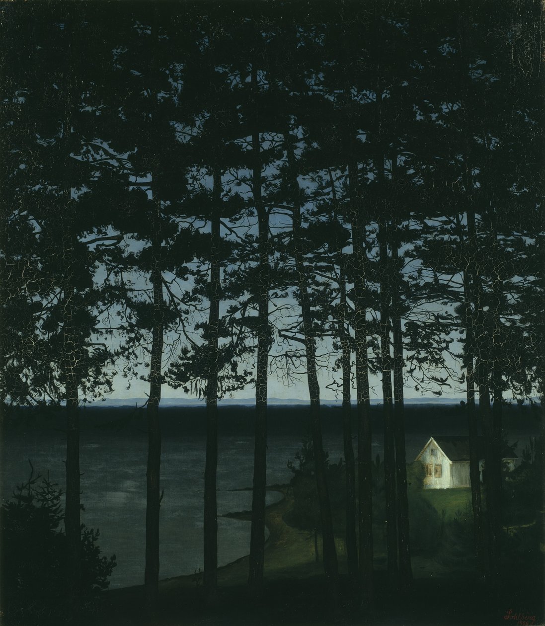 Chata Rybaka, 1906 autorstwa Harald Oscar Sohlberg