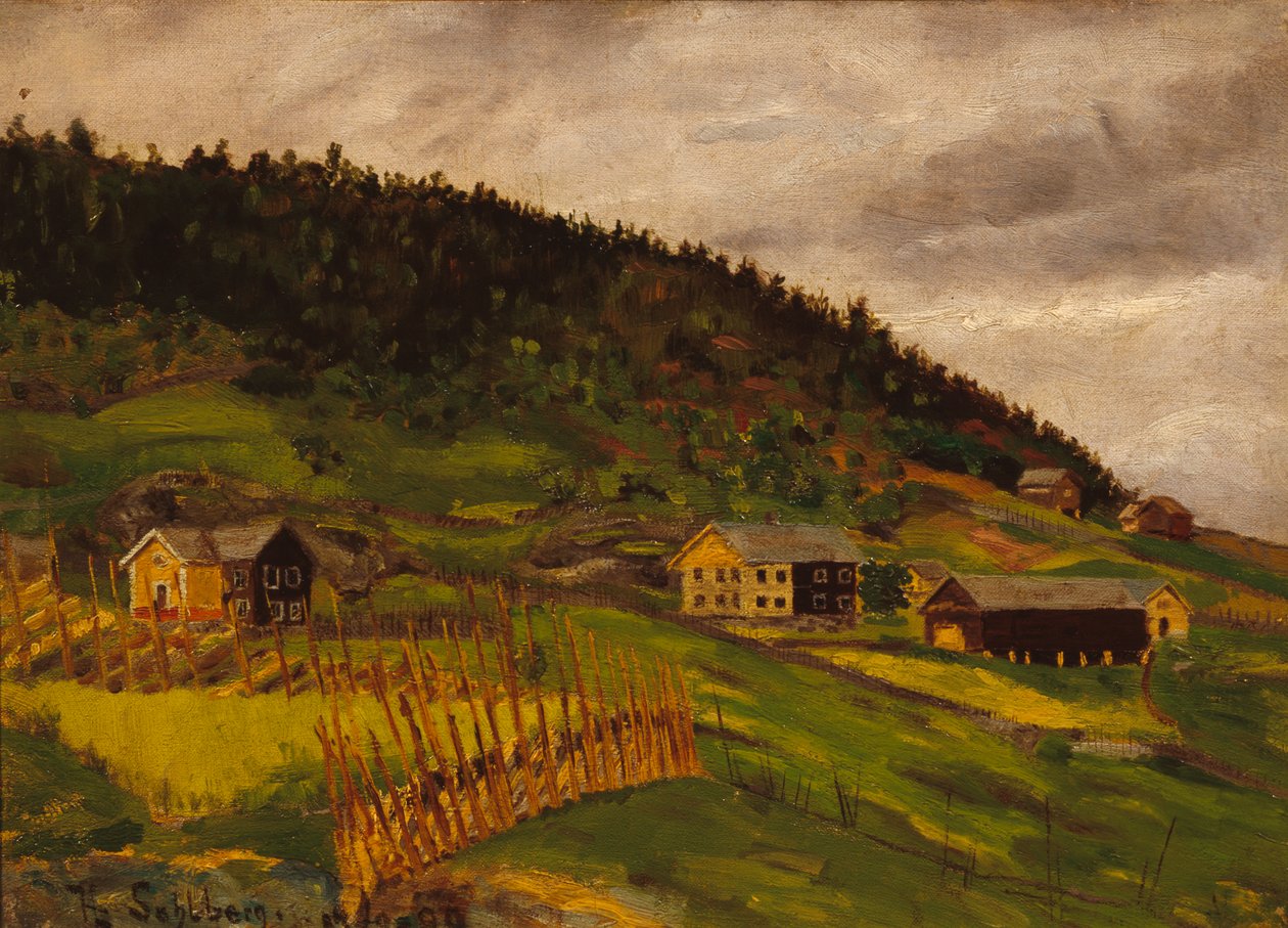 Od Hegge w Valdres autorstwa Harald Oscar Sohlberg