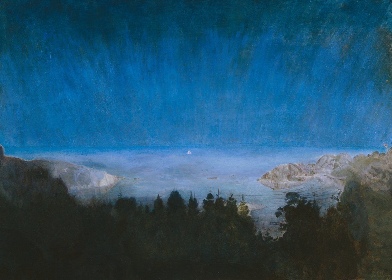 Z Kjerringvik (olej na płótnie) autorstwa Harald Oscar Sohlberg