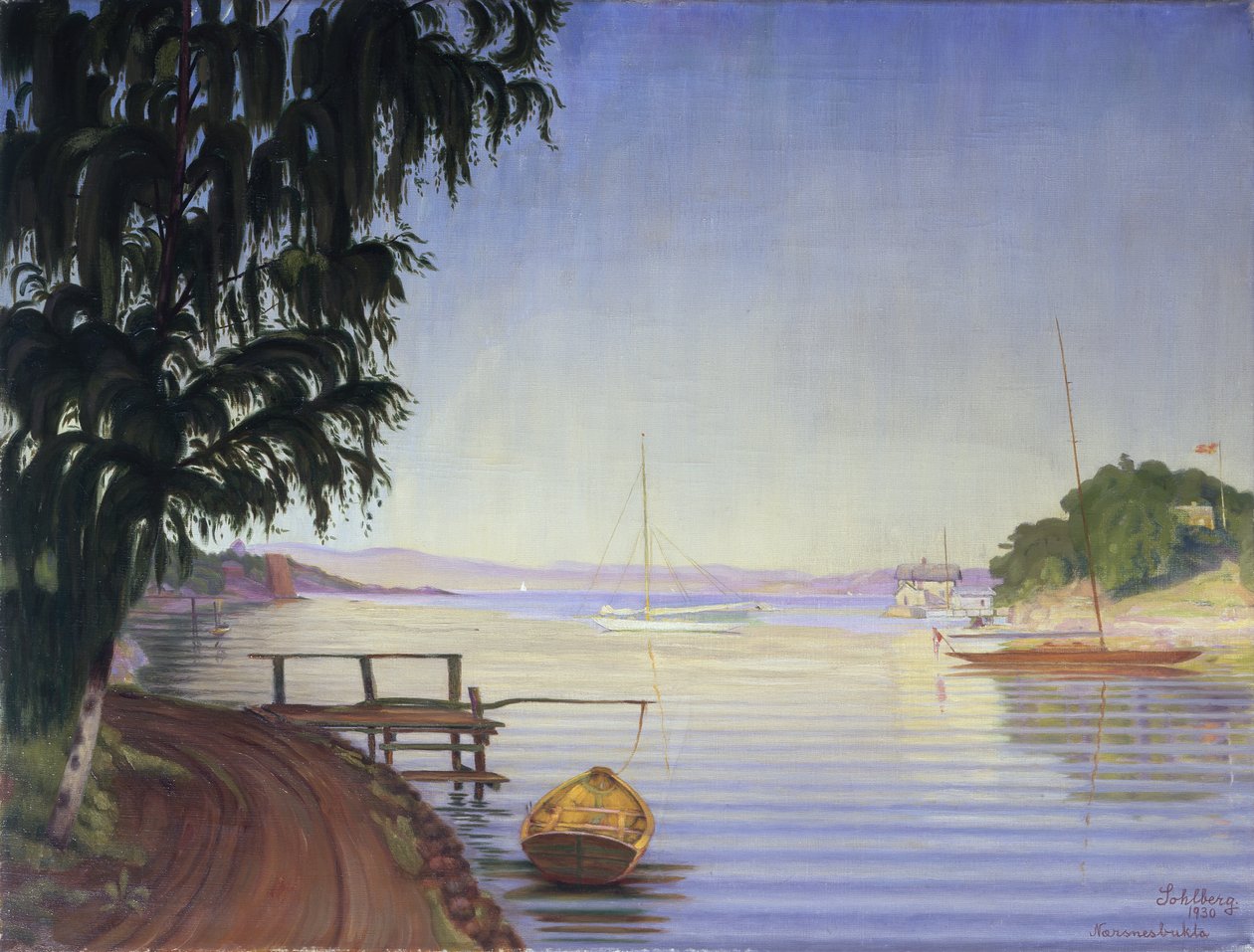 Z zatoki Nærsnes autorstwa Harald Oscar Sohlberg