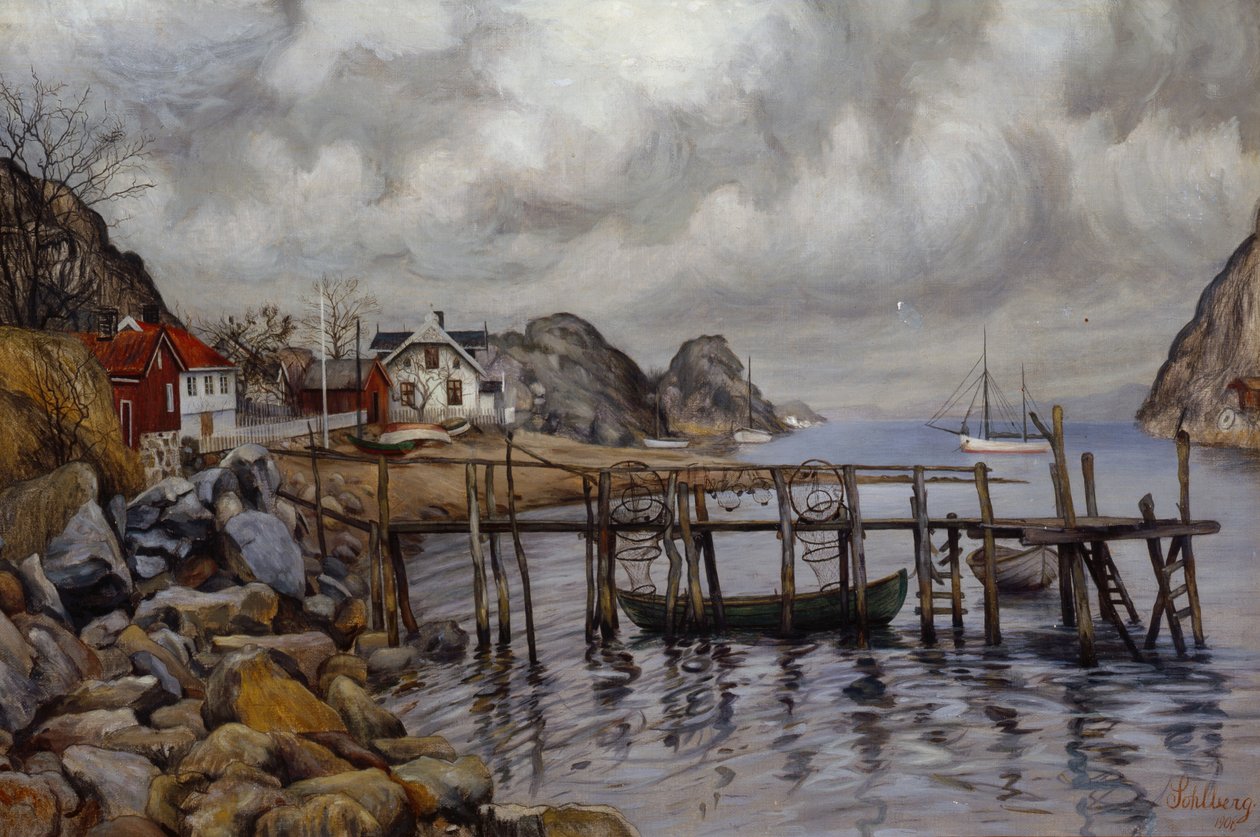 Z portu autorstwa Harald Oscar Sohlberg