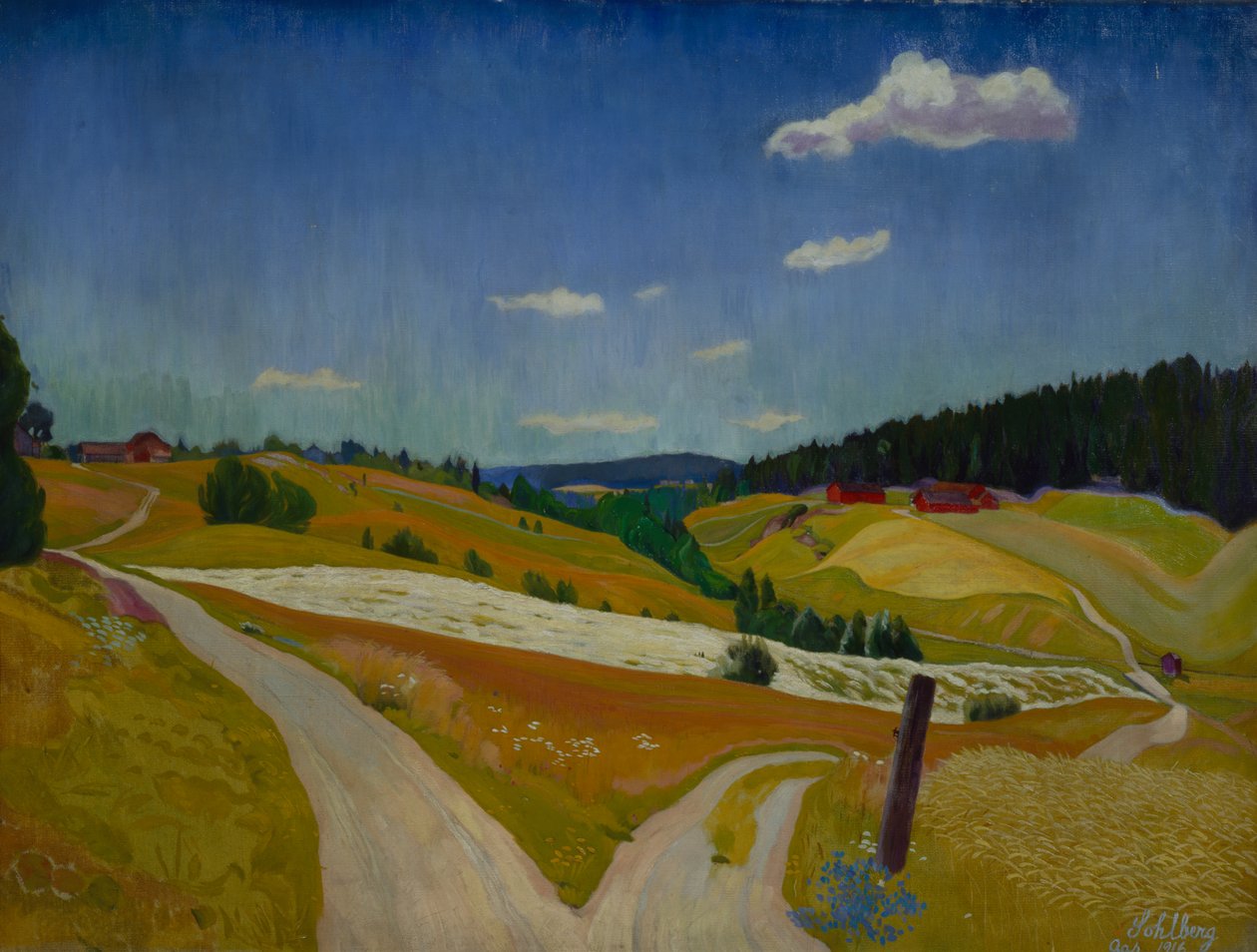 Plon pola autorstwa Harald Oscar Sohlberg
