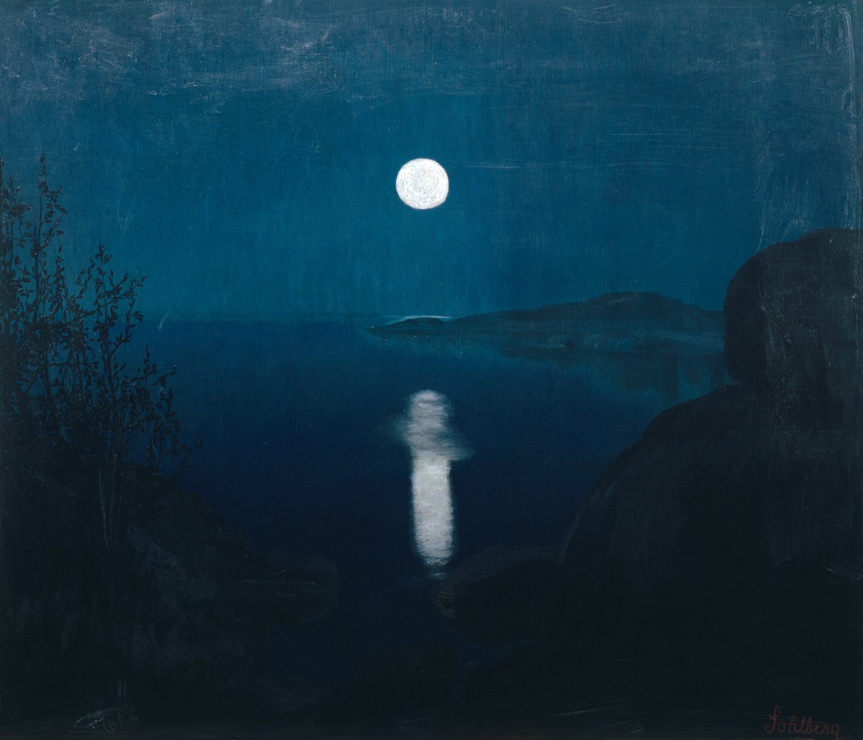 światło księżyca autorstwa Harald Oscar Sohlberg