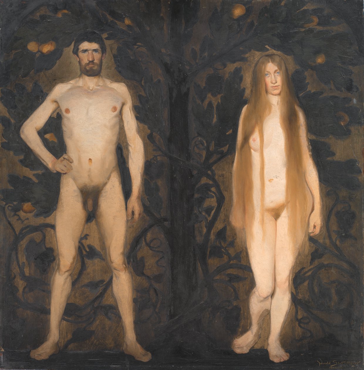 Adam i Ewa autorstwa Harald Slott Møller
