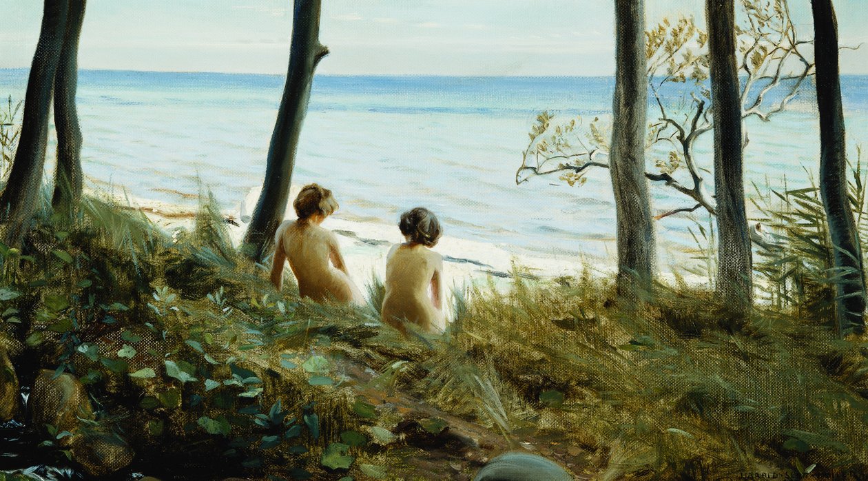 Na plaży autorstwa Harald Slott Moller