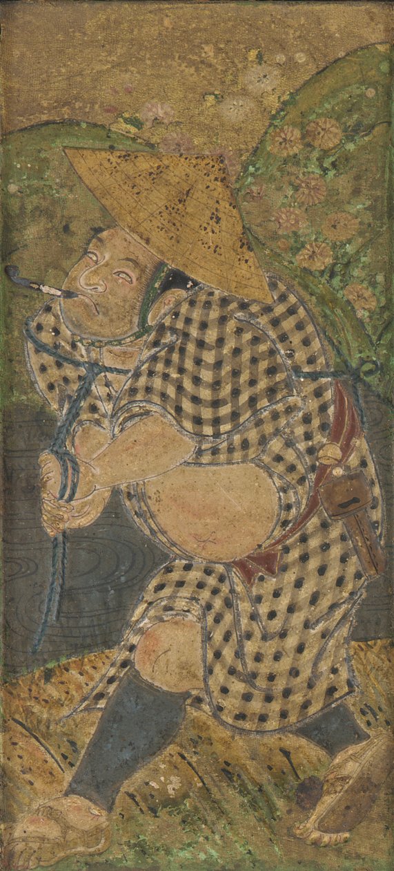 Panel, okres Edo, koniec XVII-połowa XVIII wieku. autorstwa Haritsu Ogawa