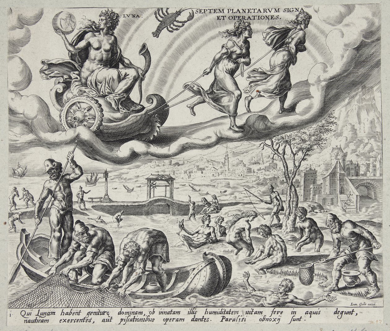 Luna, księżyc autorstwa Harmen Jansz. Muller