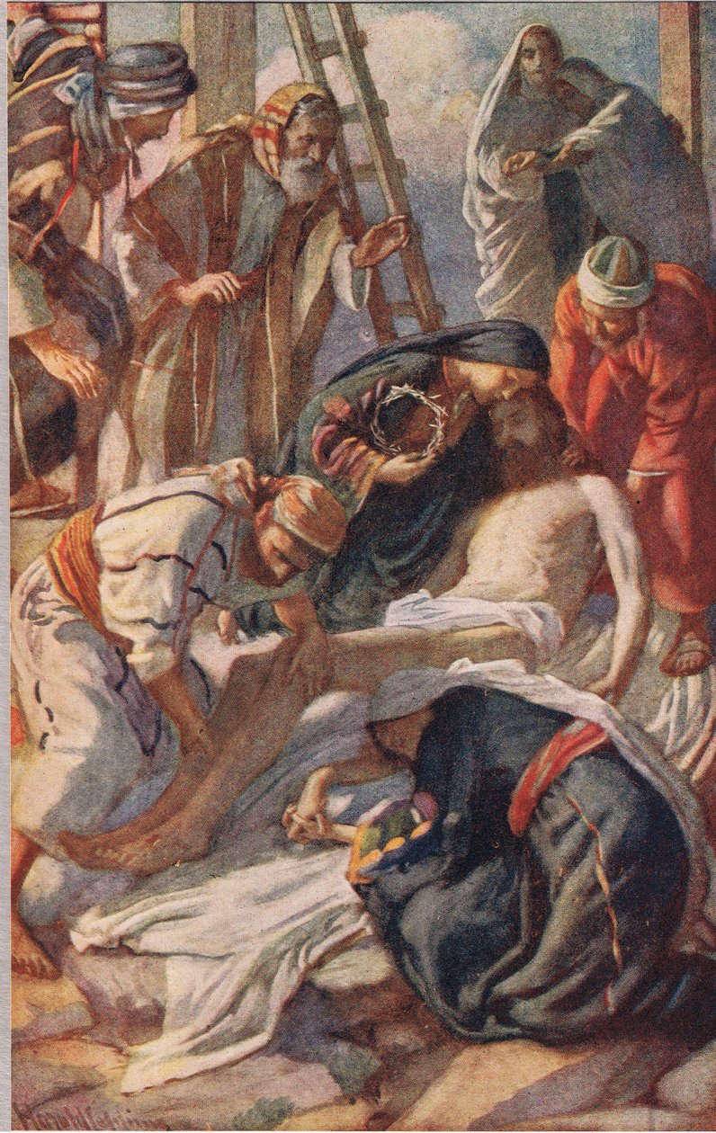 Pod krzyżem autorstwa Harold Copping