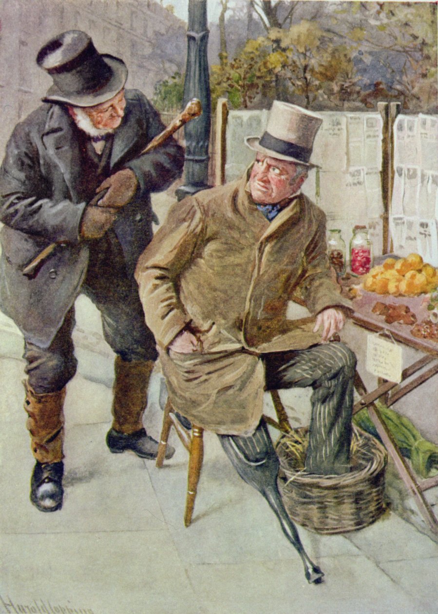 Ноён Боффин, Силас Вэгг нар, Б.В. Матц, 1924 он autorstwa Harold Copping