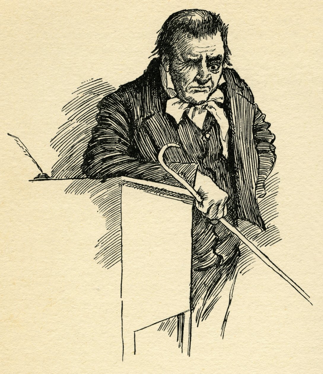 Nicholas Nickleby – Charles Dickens autorstwa Harold Copping