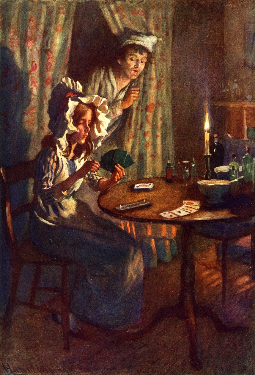 Stary sklep z ciekawostkami autorstwa Charlesa Dickensa autorstwa Harold Copping