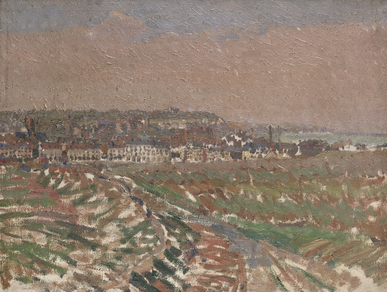 Dieppe z Zachodu, 1910 - 1911 autorstwa Harold Gilman
