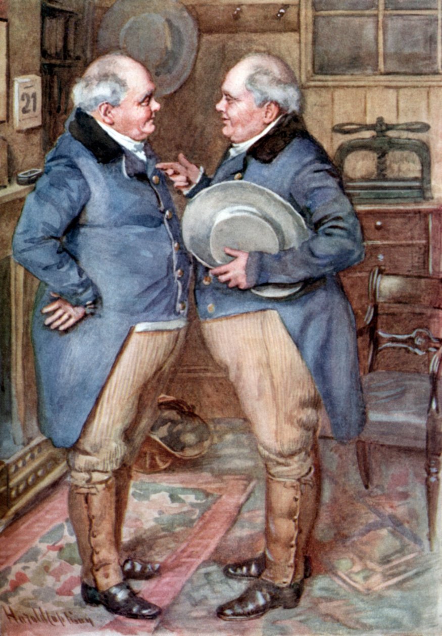 Charles Dickens - Nicholas Nickleby autorstwa Harold Copping