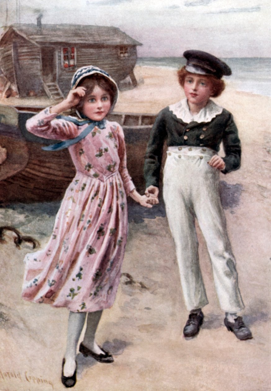 „David Copperfield” Charlesa Dickensa autorstwa Harold Copping