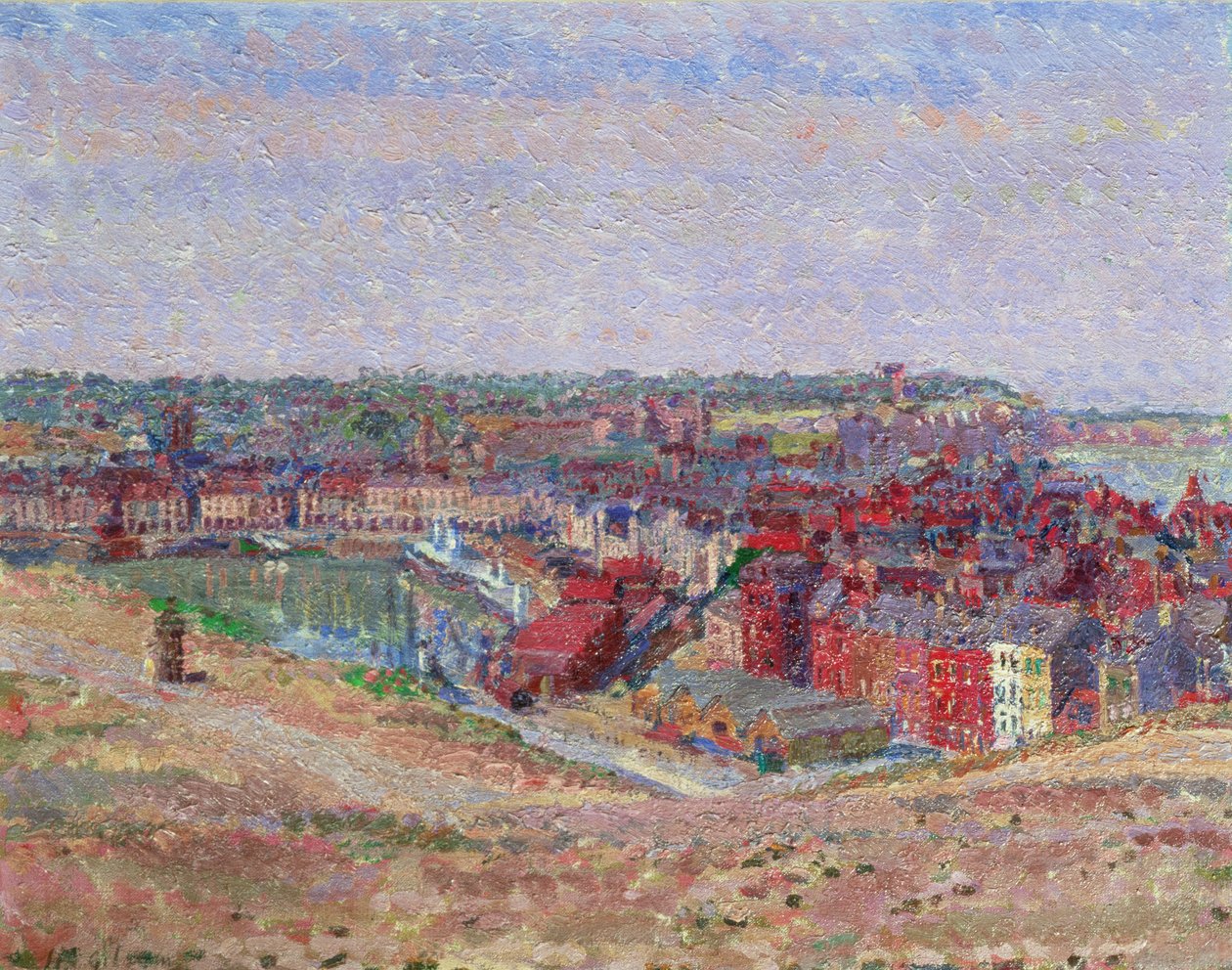 Dieppe, ok. 1911 autorstwa Harold Gilman