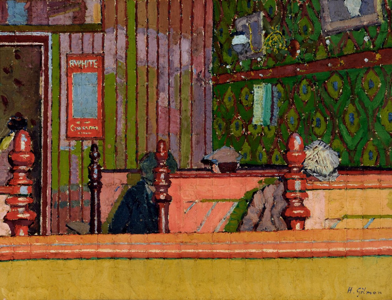 Jadalnia, ok. 1914 autorstwa Harold Gilman