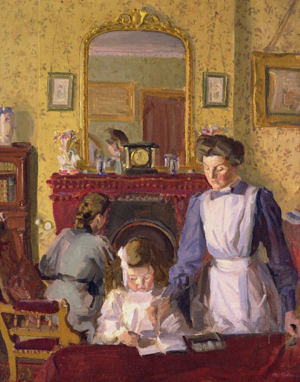 W żłobku, plebania Snargate autorstwa Harold Gilman