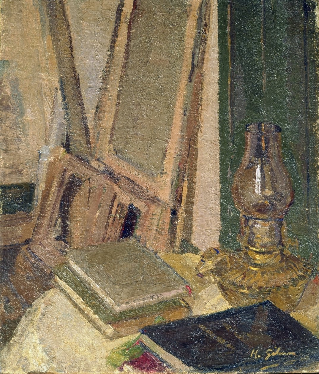 Wnętrze studia autorstwa Harold Gilman