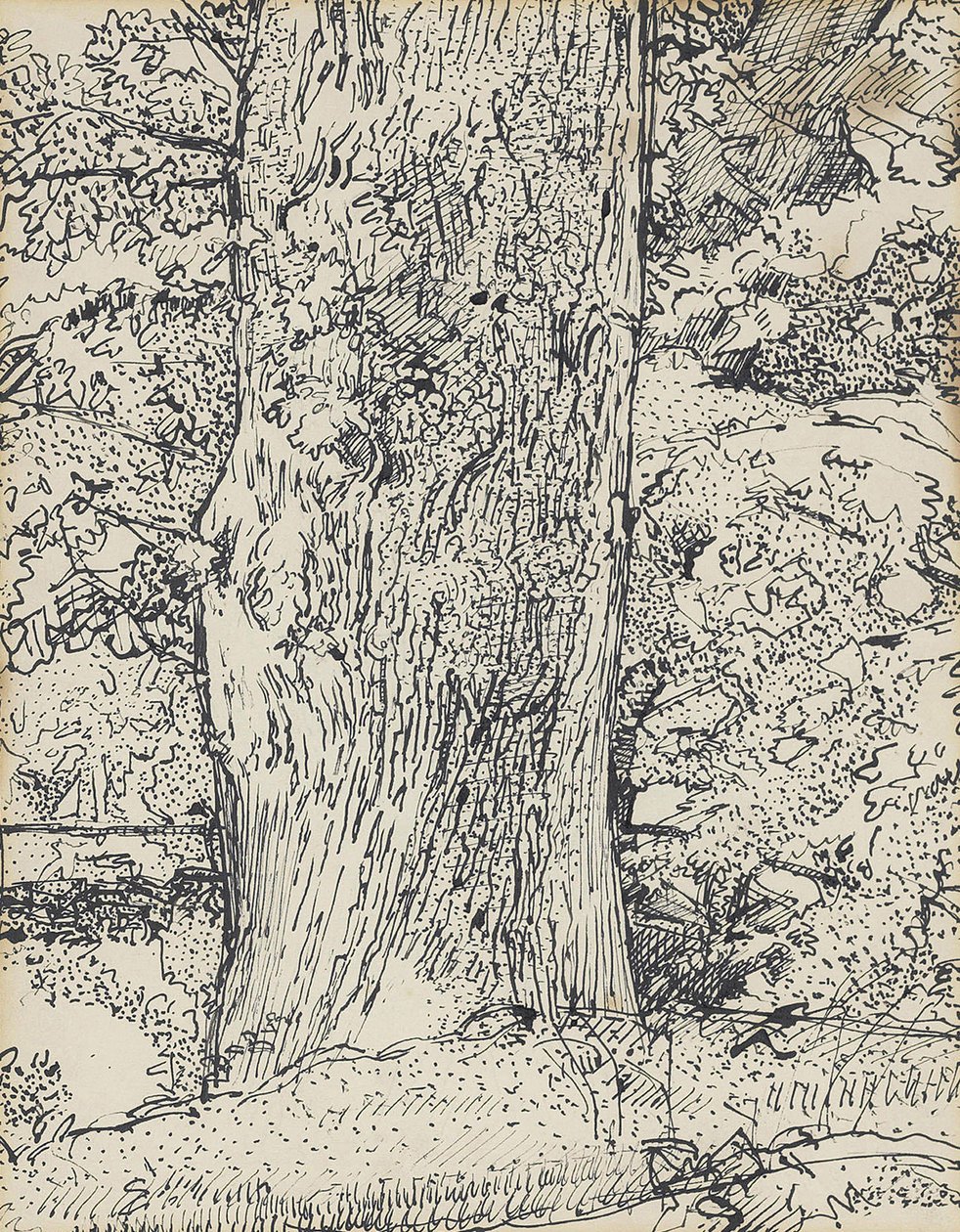 Drzewo, 1916 autorstwa Harold Gilman