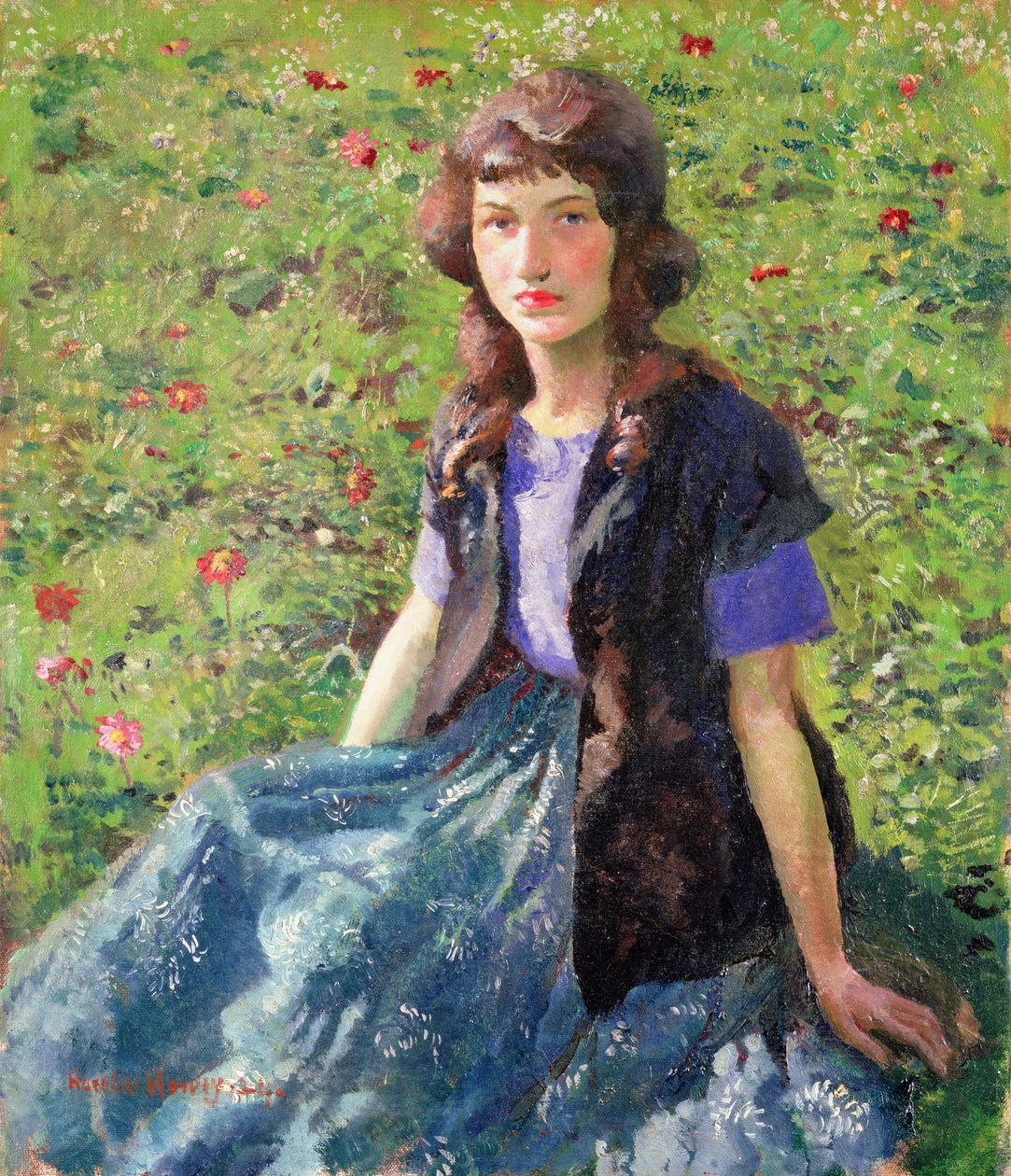 Cyganka autorstwa Harold Harvey