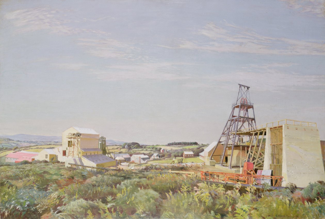 Lady Gwen Cornish Kopalnia Cyny autorstwa Harold Harvey