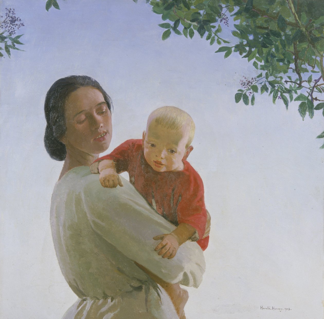 Matka i dziecko autorstwa Harold Harvey