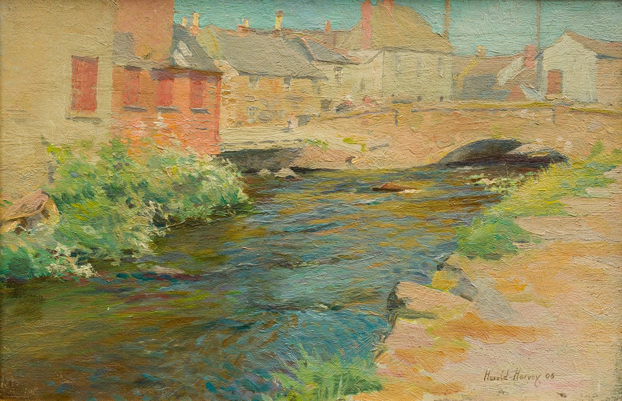 Most Newlyn autorstwa Harold Harvey