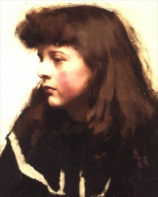 Portret dziewczyny autorstwa Harold Harvey