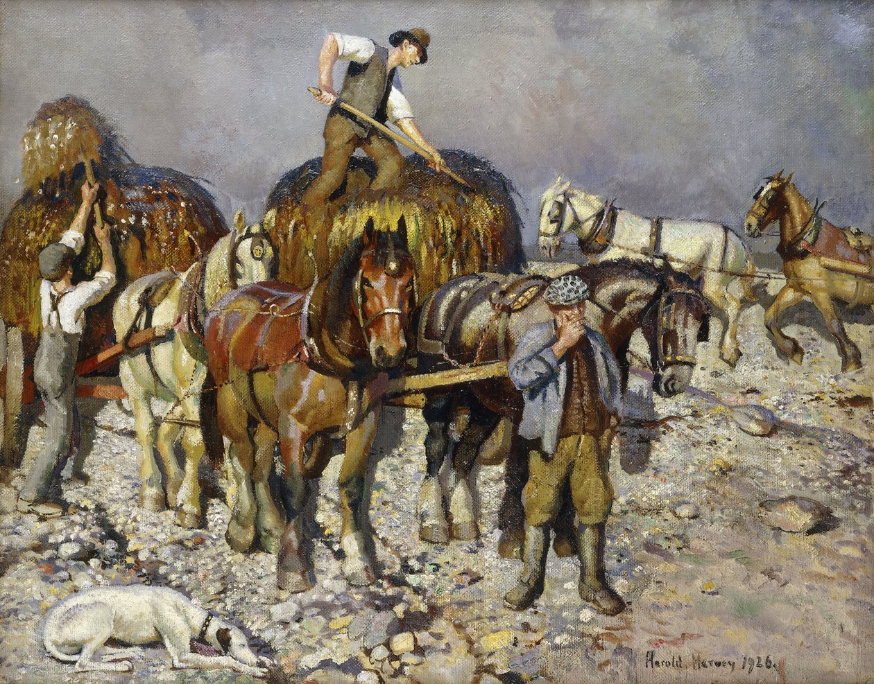 Zbieracze wodorostów autorstwa Harold Harvey